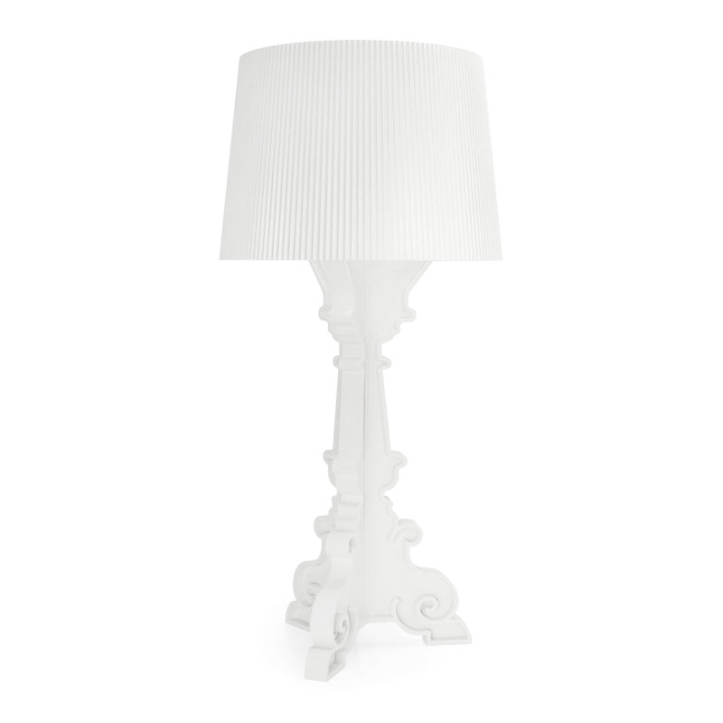 Bourgie Table Lamp, Matte White