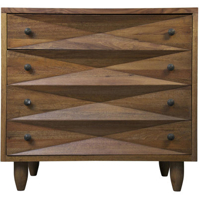 Diamond Solid Wood Accent Chest