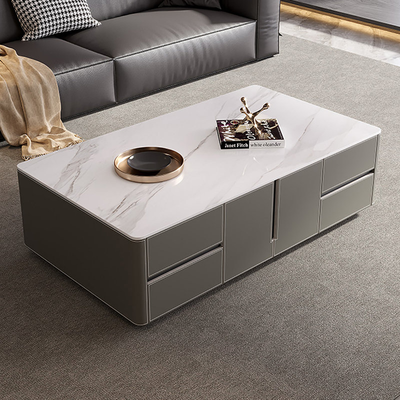 Table basse simple, H 16,5 po x L 51,2 po x l 27,6 po, Noir