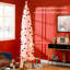 Arbre de Noël artificiel de 8 pi de hauteur, rose, 300 lumières blanc chaud, 618 pointes, flamme, assemblage sans effort pour arbre de décoration, installation simple, idée