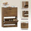 Drawer Flip Down Shoe Storage Free Standing Cabinet For Hallway-122852331-123056914