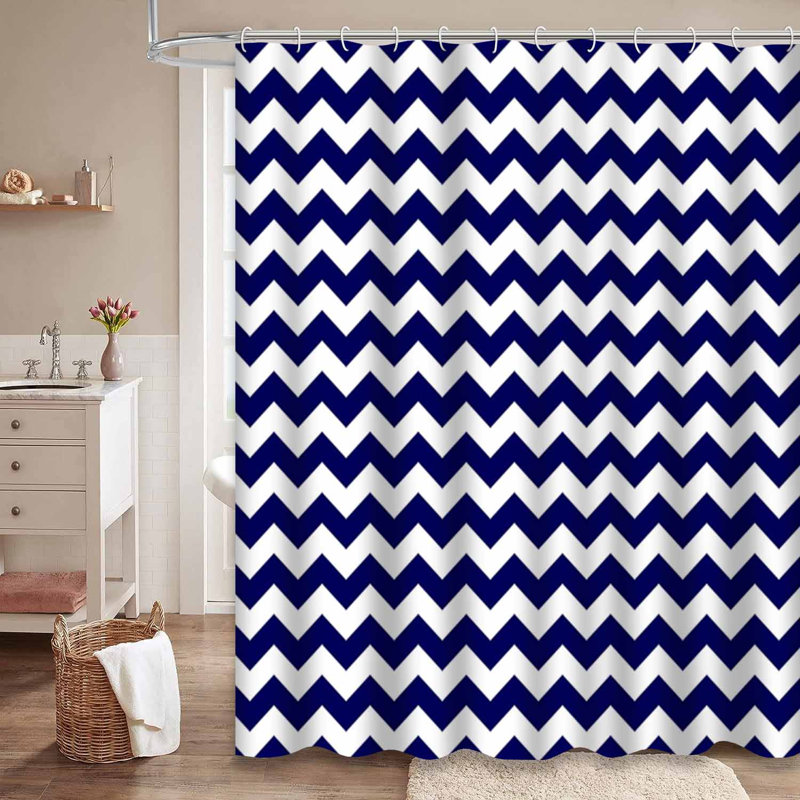 Rideau de douche Chevron, 72" L x 78" W