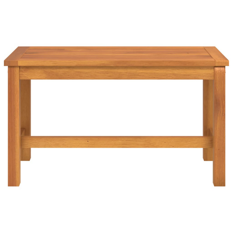 Menik Solid Wood Acacia Outdoor Bench, 45cm H x 80cm W x 35cm D