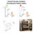24" W Farmhouse Shoe Cabinet Storage For Entryway, Freestanding Organizer With 2 Flip Drawers-42198280