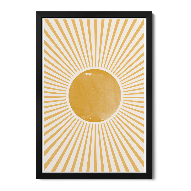 Boho Sun - reproduction d'art mural - affiche de galerie, H 24 po x l 16 po