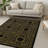 Premium Woven Carpet, 3.3 x 4.6 Feet | 100% Polyester, 740 g/m² | Non-Slip Felt Dot Underside, Machine Washable at 86°F, 0.16 Inch Pile Height | Stylish Digital Print, Easy to Clean, Perfect for Any Room-1306229075