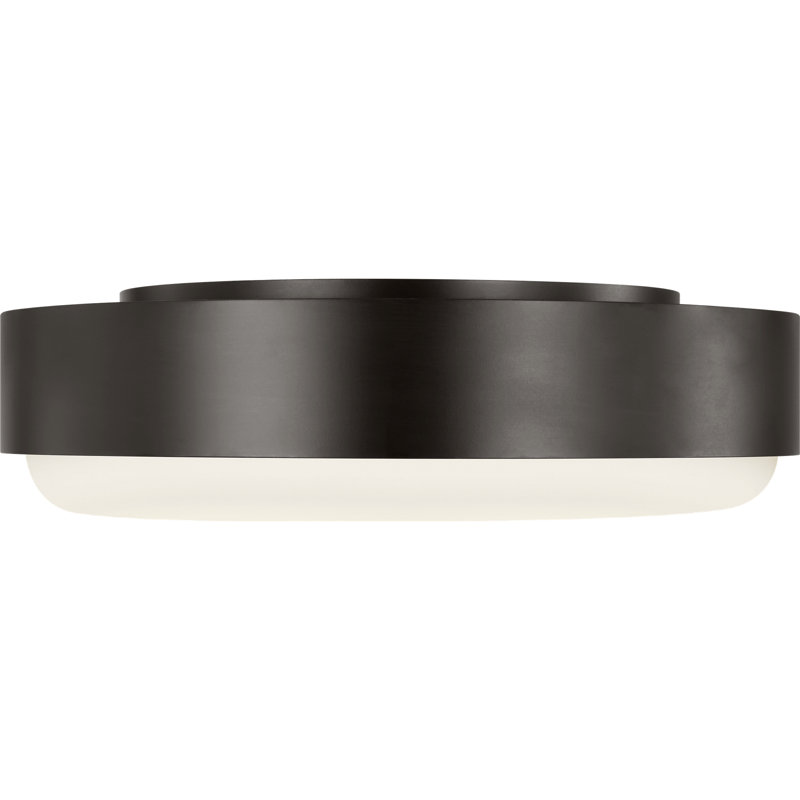 Casas 3 - Light LED Flush Mount, Aged Iron, 60