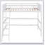 Solid Wood Loft Bed With Ladder-2030949029