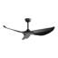 52 Inch Indoor Ceiling Fan No Light With 6 Speed Remote Control 3 ABS Blades Reversible DC Motor