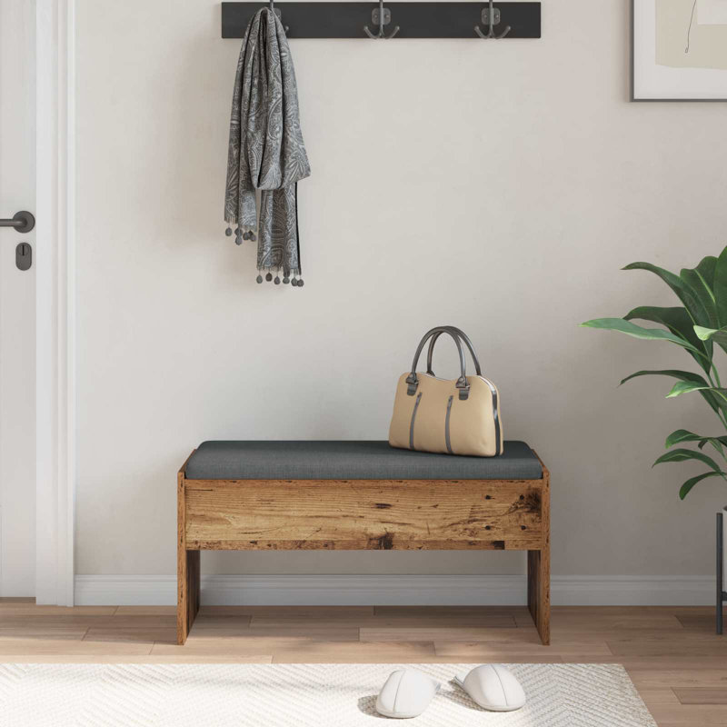 Bench, Old Wood, 40cm H x 83cm W x 38cm D