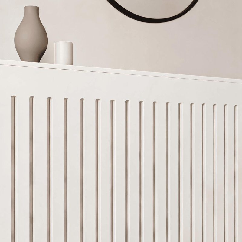 Loxley Radiator Cover, Large - 150cm W, White