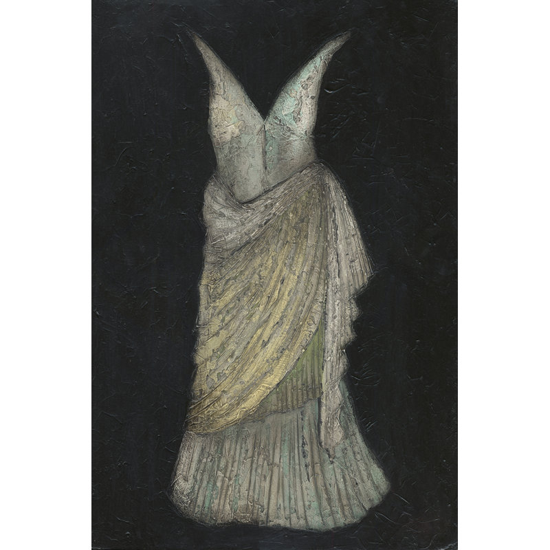 White Dress III by Mehmet Altug - Wrapped Canvas Painting, 76cm H x 51cm W x 3.8cm D