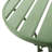 3 Pc Metal Bistro , Outdoor, Water-, Iron, 23.76" Seat High Chairs & Table, 16.25" Deep Outdoor Pc, , Powder Coated, 30" 18"