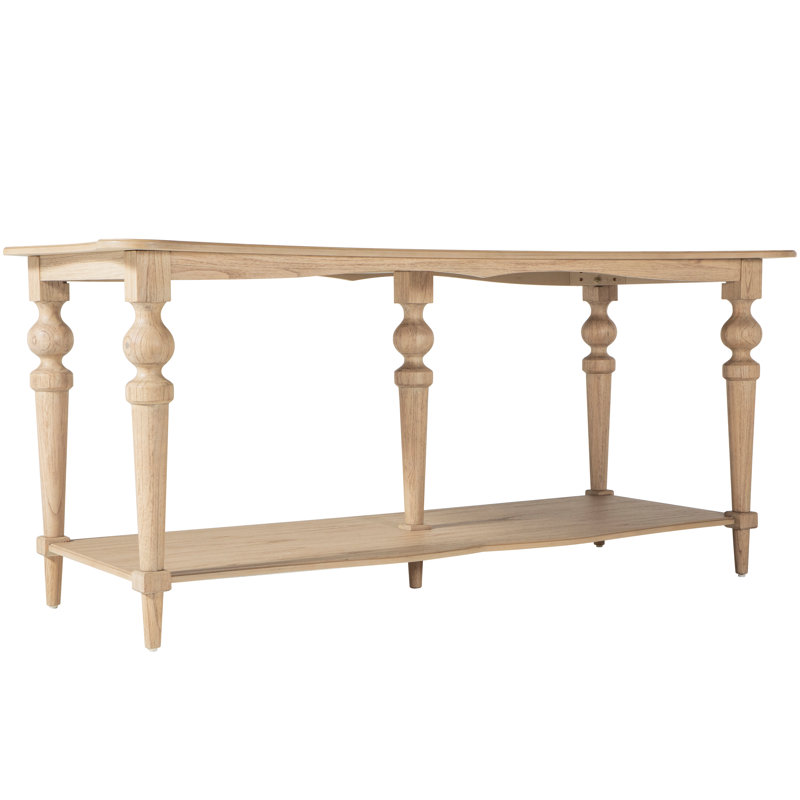 Nirvana 76.63" Solid Wood Console Table
