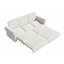 Canapé Chesterfield, canapé-lit gigogne de 93,7 po, canapé-lit convertible en velours 3 en 1 avec garniture cloutée et accoudoirs roulés, canapé-lit multifonctionnel pour le salon, la chambre à coucher, beige / blanc-131409736