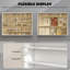 Vitrine murale, vitrine à 5 niveaux avec 2 portes en verre et tablettes réglables-743038788