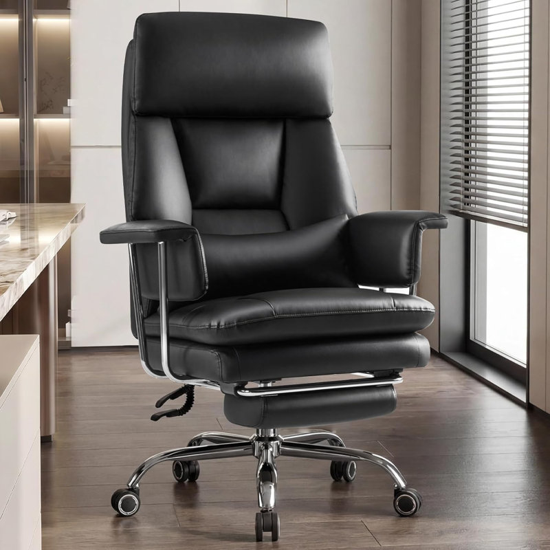 Grande et grande chaise de bureau, Noir