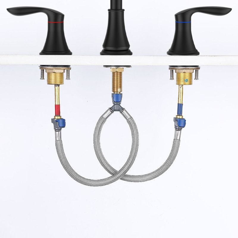 ° Swivel Matte Black Metal Faucet - Modern Style For Versatile Bathroom Use