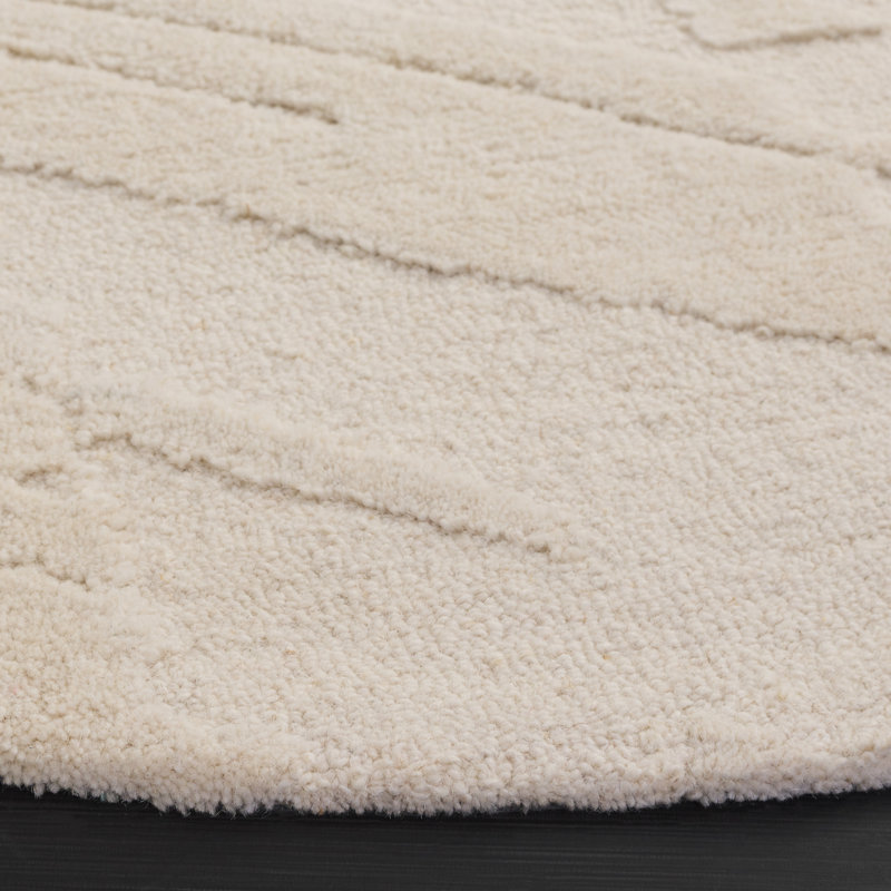 Tapis ivoire Mykonos 405, Rond 6 pi