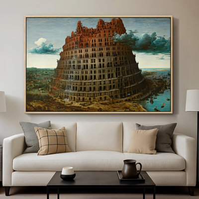 The Tower of Babel, c. 1568-Pieter Bruegel the Elder-Framed Gallery Wrapped Canvas