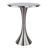 Metal Accent Table In Brushed Nickel