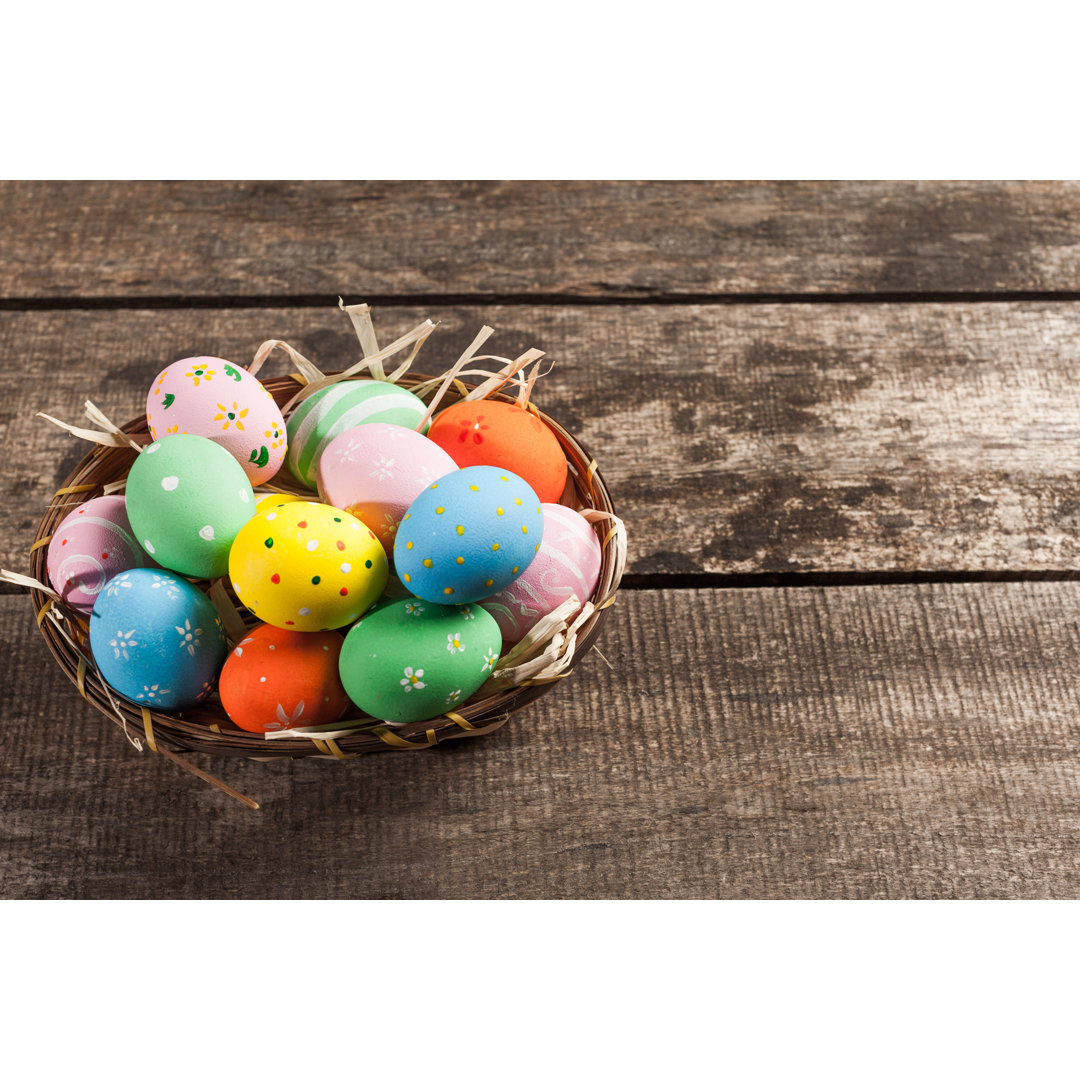 Easter Eggs by FabrikaCr - Wrapped Canvas Print
