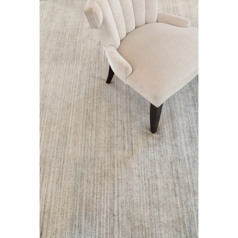 Aarambha Silver Area Rug, Rectangle 12' x 18'