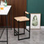 Tabouret de comptoir rembourré Mylen-1999263129