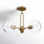 Plafonnier semi-encastré 3 lumières 22 po Herma-429903930