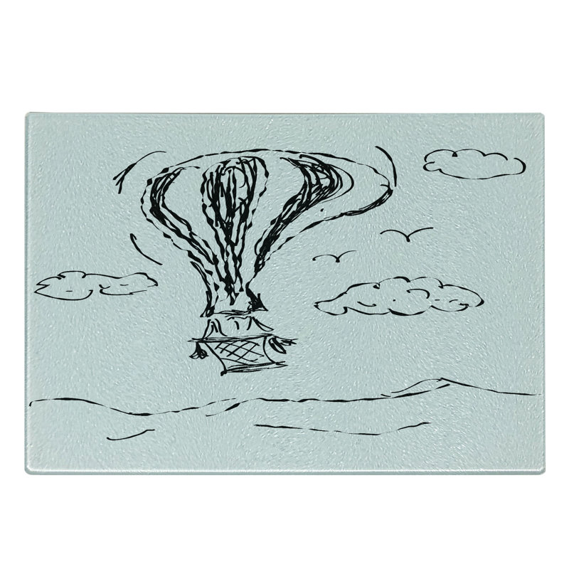 Planche à découper en verre trempé Ambesonne