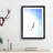 Flying Seagull Abstract - Picture Frame Painting Print-56740133-56740135