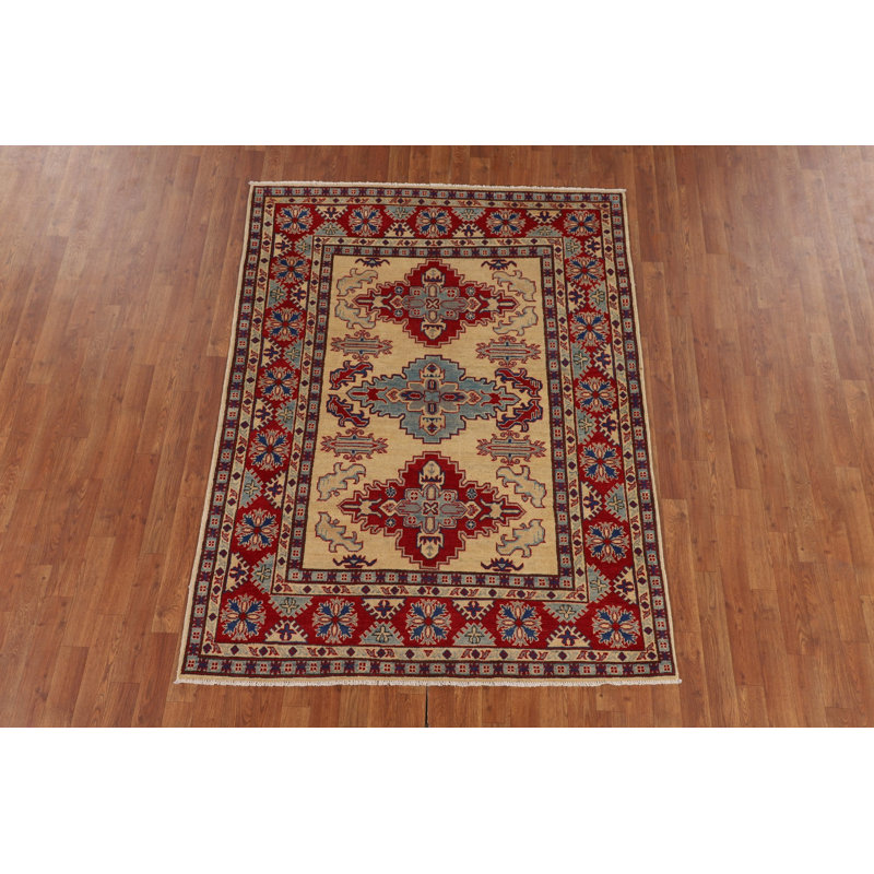 Tapis décoratif géométrique Kazak