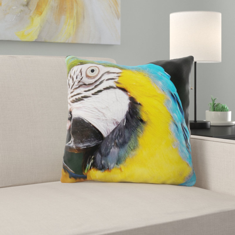 Coussin à jeté ara