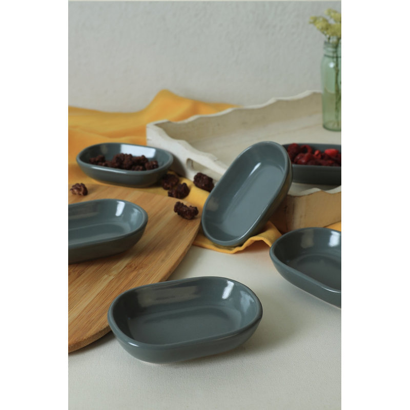 Latitude Run Areej 100% CERAMIC Salad Bowl, Light Green