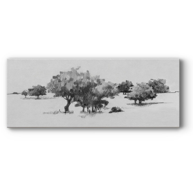 " Treeline Sketch II ", 24" H x 60" W x 1.5" D