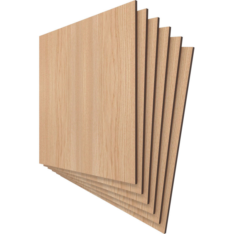 Planches en bois, Noyer blanc, H 15,75 po x l 15,75 po x P 0,25 po