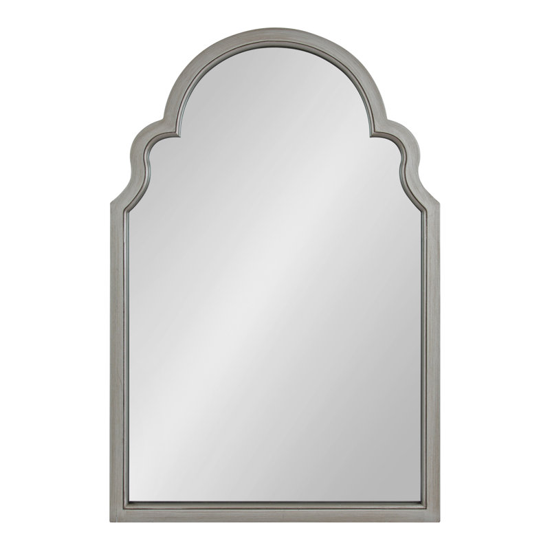 Westin Wood Mirror, 36" x 24", Silver