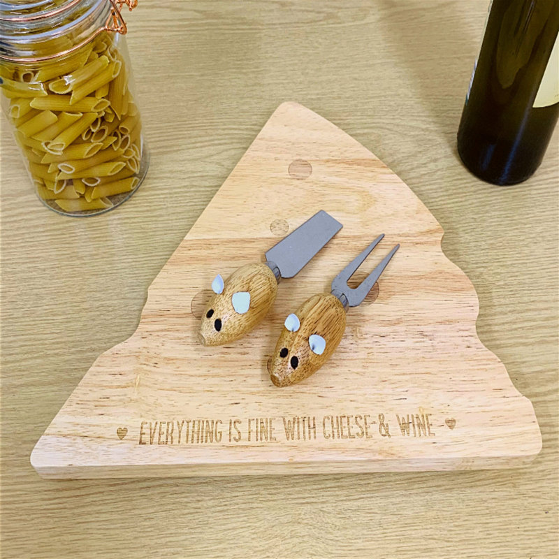 Gracie Oaks Clapton Wood Serving Dish