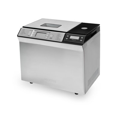 Machine à pain Gourmia 2 livres avec 13 préréglages, modes gâteau et confiture, distributeur automatique d'ingrédients, options de croûte réglable