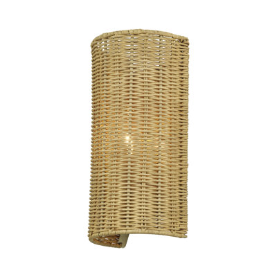 Weavington 1 Light Antique Gold Leaf Ada Sconce