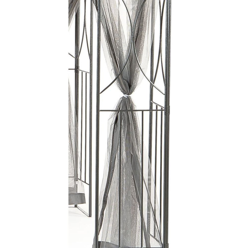 Canei Dakota Fields Polyester Screen for Gazebo, Grey