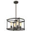 Lustre tambour 4 lumières Redner