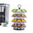 Rotatable 4-Layer Capsule Holder With Storage For 36 K-Cup Capsules, Black