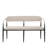 Malik Upholstered Loveseat Sofa With Iron Frame-2098873890-2098873893