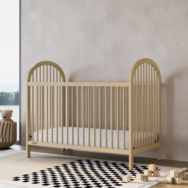 Lit de bébé convertible 3-en-1 Olivia, Bois flotté, Non