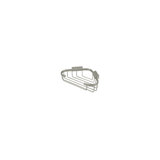 Deltana 8-3/4" Length X 6-7/8" Width Triangular Corner Wire Basket Brushed Nickel