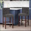 Tabouret de bar pivotant à losange avec réglage de la hauteur à gaz et siège en similicuir confortable de différentes couleurs-2104797162