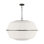 Ellen Degeneres Hikari 5 Light Dining Room Pendant With White Linen Shade