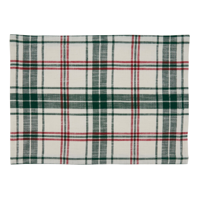 Satterwhite Cotton Plaid Rectangle Placemat