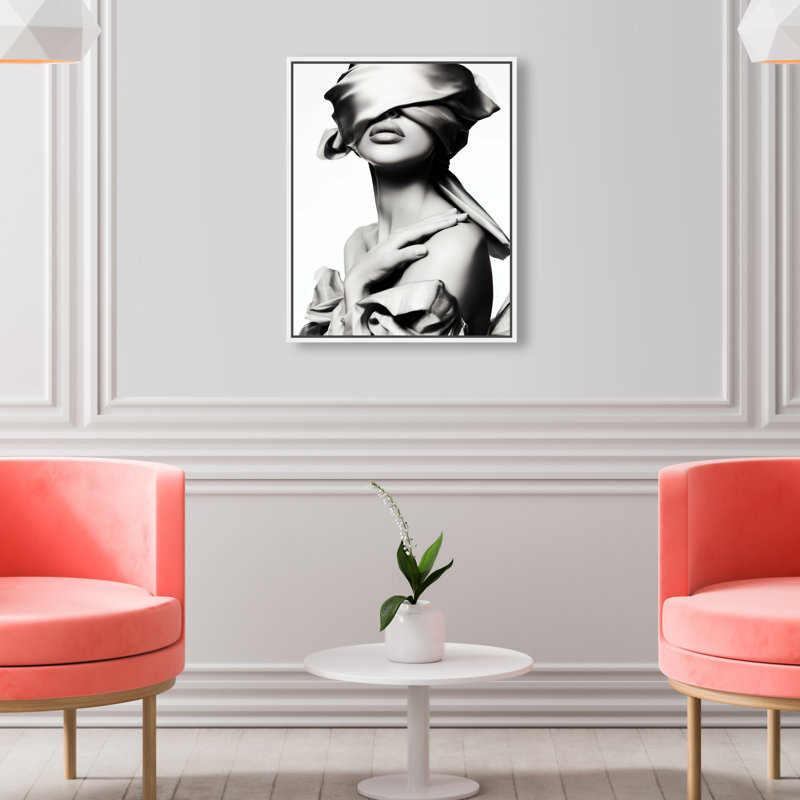 Blinded Grace I Print by Oliver Gal, 17"H x 21"W, White Floater Frame